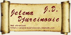 Jelena Đurčinović vizit kartica